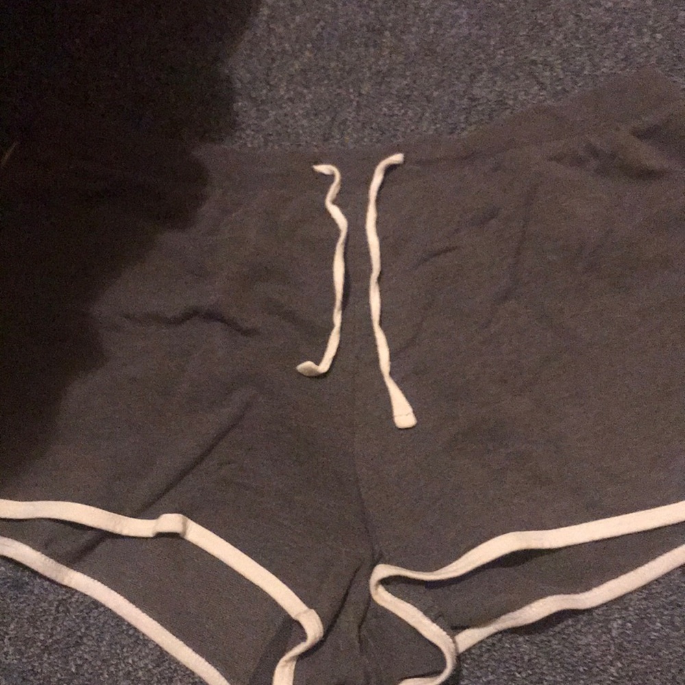 Grey Athletic Casual Shorts